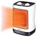 Pro Breeze 2000W Mini Keramik Heizlüfter energiesparend mit automatischer Oszillation,...