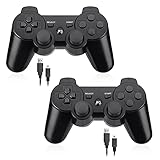 Powerextra PS-3 Controller 2er Pack Wireless Bluetooth PS-3 Hochleistungs...