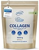 Collagen Pulver 1 KG - Bioaktives Kollagen Hydrolysat Peptide, Eiweiß-Pulver...