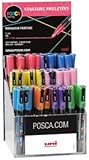 uniball Pigmentmarker POSCA PC3ML Glitter, 96er Display