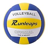 Runleaps Volleyball, Beachvolleyball Weicher Touch Volley Ball Training für Beach Outdoor...