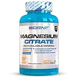 Magnesiumcitrat Kapseln - 200 mg elementares Magnesium - 120 vegane Kapseln für 2 Monate...