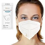 TubeRoo FFP2 Maske mit Ventil, 10 Stück Masken, Versand aus Deutschland, Staubmaske...