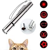 VOVIGGOL LED Pointer für Katzen Spielzeug, 7 in 1 und 5 Muster LED USB Wiederaufladbar...