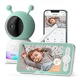 BOIFUN Babyphone mit Kamera App, 2K HD Bild, PTZ 355°/60°, 4×Zoom, Automatische...