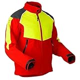 Pfanner Schnittschutz Jacke Baumpfleger Klasse 1, Farbe:rot, Größe:XL