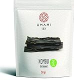 Umami Getrocknete BIO-Kombu-Algen aus Irland, ausgezeichnete Qualität, 50 g –...