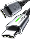 INIU USB C Kabel, 100W [2m] 5A PD QC 4.0 Schnellladekabel USB C auf USB C Kabel, Nylon...