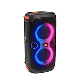 JBL PartyBox 110 in Schwarz – Trag- und rollbarer Bluetooth Party-Lautsprecher mit...