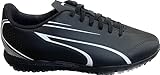 PUMA Herren Vitoria Tt Fussballschuh, Schwarz Weiß, 42 EU