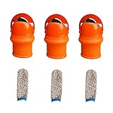 Shenrongtong Daumenmesser, Gartenmesser, Erntewerkzeug aus Silikon mit Fingerschutz,...