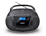 Karcher RR 5045 tragbares CD Radio (Boombox mit CD-Player, Kassette, UKW Radio,...