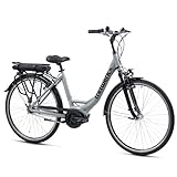 TRETWERK - 28 Zoll E-Bike - Damen City Bike - Stella - Pedelec Damenfahrrad mit 7 Gang...