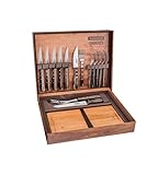 BBQ-Set Jumbo, 15-TLG., Grillset, Grillbesteck, Steakbesteck, Schneidebrett