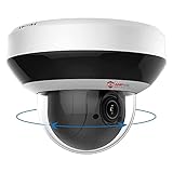 Anpviz 4MP PoE IP PTZ Dome Kamera Outdoor 4X Optischer Zoom, IP Überwachungskamera IR...