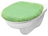 Brandsseller WC Deckelbezug 38x48 cm Ausschnitt aus weichem Mikrofaserstoff Toiletten...