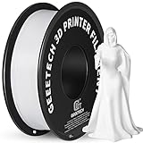 GEEETECH Filament PLA 1.75mm, 3D Drucker PLA Filament 1kg Spool, Weiß