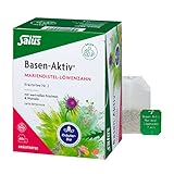 Salus Basen-Aktiv Mariendistel Löwenzahn Tee - 1x 40 Stück (72 g) - Kräutertee Nr. -...