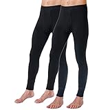 HERMKO 3540 2er Pack Herren Lange Unterhose Long Johns (Weitere Farben) Bio-Baumwolle,...