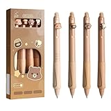 4 Radierbarer Kugelschreiber und 4 Ersatz-Nachfüllung,Tintenroller Radierbar Stifte Set...