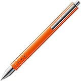 Lamy swift Tintenroller aus Edelstahl in Lack-Finish neonorange, ohne Verschlusskappe mit...