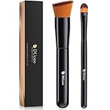 DUcare Foundation Pinsel und Concealer Pinsel 2 Stück Synthetisch Make Up Pinsel Kabuki...