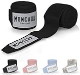 Moncada Fighting® [4m Boxbandagen mit Daumenschlaufe - Bandagen Boxen Halb elastische...