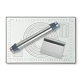 Nudelholz-Backset, Nudelholz mit Ringen mit Einstellbarer Dicke und...