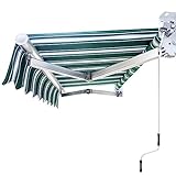 Einziehbare Markisen für Die Terrasse, UV-Schutz, Sonnenschutz, Fenster, Tür,...