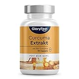 Curcuma Extrakt Kapseln - Curcumin-Gehalt EINER Kapsel entspricht ca. 17.000mg Kurkuma -...