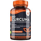 4542 mg Bio Curcuma mit Ingwer - 270 hochdosierte Kurkuma Kapseln - Mit Bio Pfeffer (0,8...