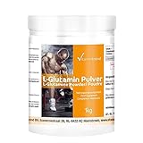 L-Glutamin Pulver pur - 1 kg ohne Zusatzstoffe, proteinogene Aminosäure - hochdosiert -...
