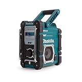 Makita DMR112 Akku-Baustellenradio 7,2 V - 18 V mit DAB+ und Bluetooth (ohne Akku, ohne...