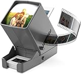 35mm Diabetrachter, 3-fache Vergrößerung und LED beleuchtete Tischbetrachtung und...
