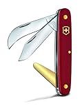 Victorinox, Taschenwerkzeug, Garten, Okulier- und Hakenmesser 3, rot, 3 Funktionen,...