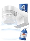 HUBER Motion 100 Infrarot Bewegungsmelder 360° mit 4 Sensoren und Fresnel-Linse - IP65...