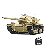 Novaray RC Panzer mit Schussfunktion 1/16 2.4G RC US M60A1 Infrarot-Fernsteuerung...