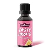 GymQueen Tasty Drops, Käsekuchen, Flavour Drops ohne Kalorien, 30ml