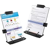 Lawei 2 Stück Schreibtisch-Dokumentenhalter Konzepthalter mit Verstellbar Clip für...