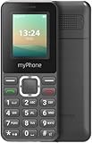 Einfaches, vertragsfreies myPhone 2240 LTE 4G-Tastentelefon für Senioren mit klarem und...