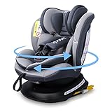 Reecle 360° Drehbar Kindersitz mit ISOFIX Gruppe 0+/1/2/3 Autositz 0-36 kg, Reboarder...