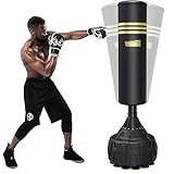 Dripex Freistehender Boxsack Standboxsäcke, MMA Boxpartner Boxing Trainer Heavy Duty...