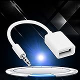 Biegbares 3,5-mm-zu-USB-Kabel, 3,5-mm-Klinken-zu-USB-Aux-Kabel, Professionell für...