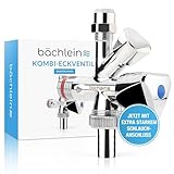 Bächlein Universal Messing, Kombi-Eckventil selbstdichtend, Kombinations-Eckventil für...