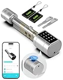 Eseesmart Türschloss Fingerabdruck, Fingerabdruck Schloss mit Zahlencode RFID Schlüssel...