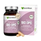 BIO OPC Traubenkernextrakt | Premium | im Glas | 300mg OPC/Kapsel (HPLC laborgeprüft) |...