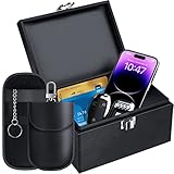 Caslord Keyless Go Schutz Autoschlüssel Box und Faraday Tasche, Autoschlüssel RFID...