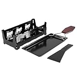 Srliya Raclette-Pfannen, Ersatz-Raclette-Grill und Fondue-Set, 19 X 10 X 7, Tragbar,...