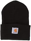 Carhartt Herren Knit Cuffed Beanie, Schwarz, OFA