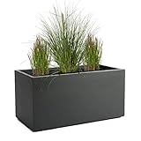 Pflanzwerk® Pflanzkübel TUB Anthrazit 30x60x30cm *Frostbeständiger Blumenkübel*...